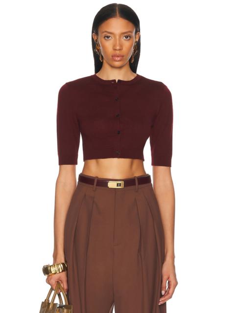 SAINT LAURENT Cropped Cardigan