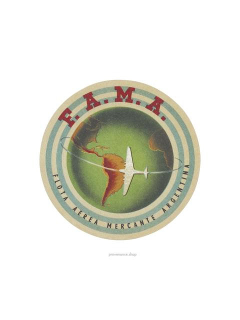 Louis Vuitton Louis Vuitton Airline Label Postcard Sticker - F.A.M.A