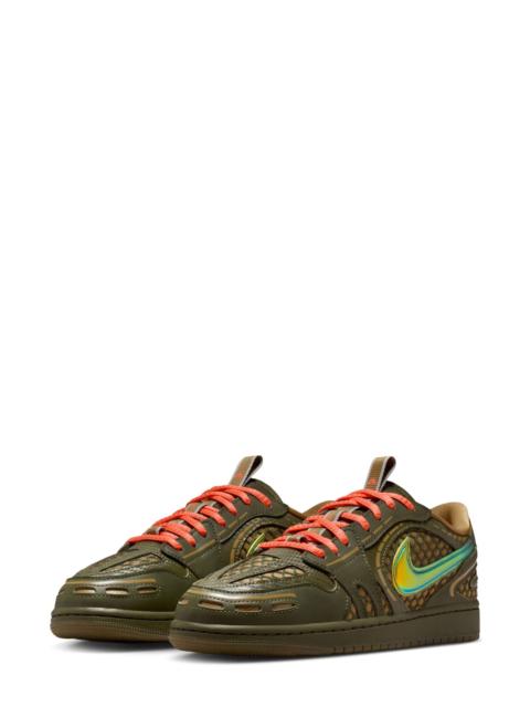 Jordan Air Jordan 1 Low Method of Make Sneaker in Brown Kelp/Cargo Khaki/Mango at Nordstrom