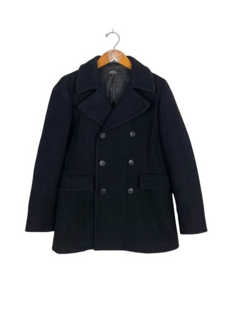 Rare‼️ Vintage A.P.C Wool Pea Coat Made in France