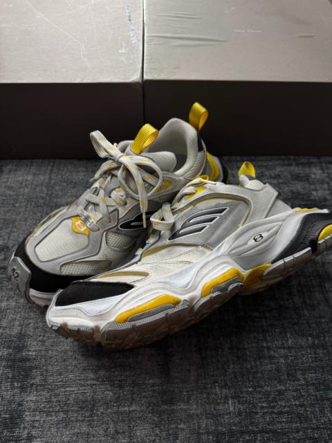 Rick Owens Balenciaga cargo silver-white-yellow sneakers