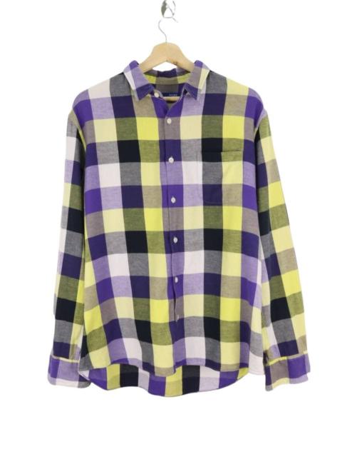 BEAMS PLUS BEAMS Plaid Single Pocket Button Up Shirt