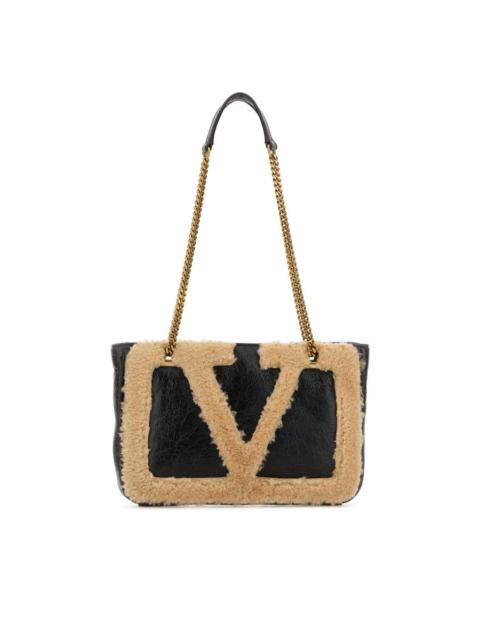 Valentino Valentino Garavani Two-Tone Leather Viva Superstar Shoulder Bag