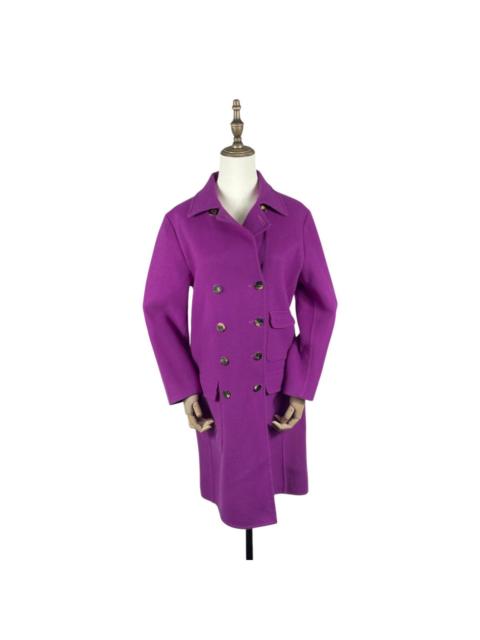 FERRAGAMO Vintage Salvatore Ferragamo Purple Wool Coat