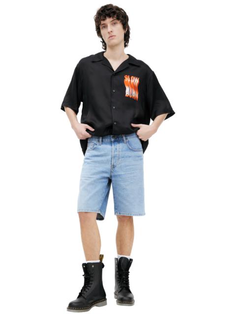 Diesel DENIM SHORTS WITH PATCH