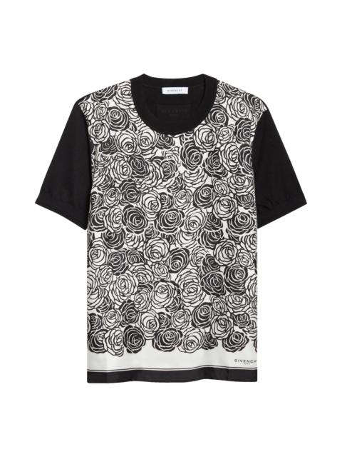Givenchy Givenchy Rose Print in Black/Ivory at Nordstrom