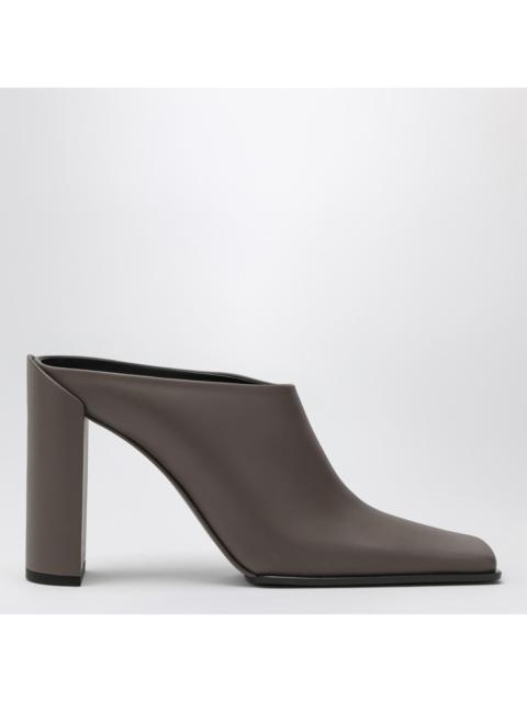 Alaïa Alaia Square-Toe Mule In Taupe Grey Women