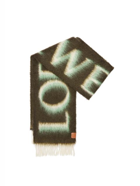 LOEWE scarf in wool and mohair