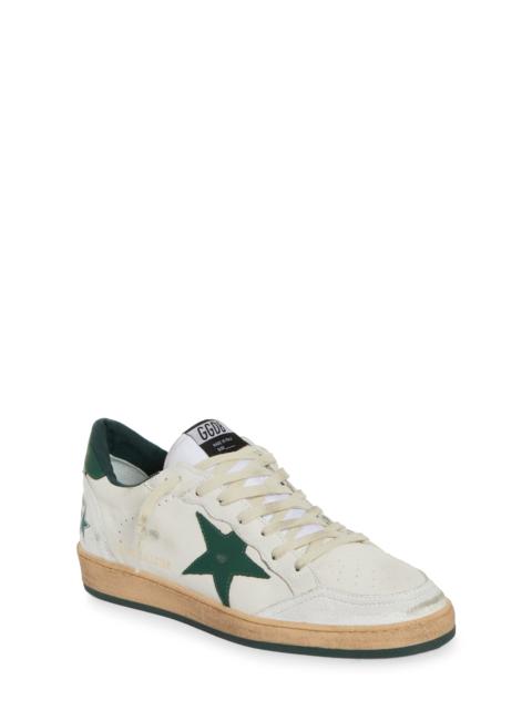 Golden Goose Golden Goose Ball Star Sneaker in White/Green at Nordstrom
