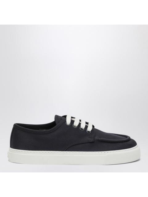 Prada Prada Sneakers Navy Blue In Cotton Canvas Men