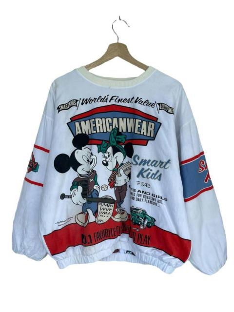 Other Designers Very Rare Mickey 60 Years University Reversible Sweatshirt