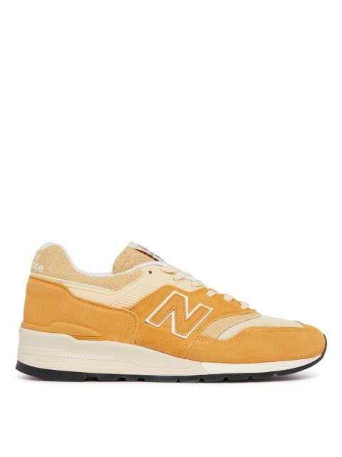 New Balance Orange 997 Made in USA Sneakers