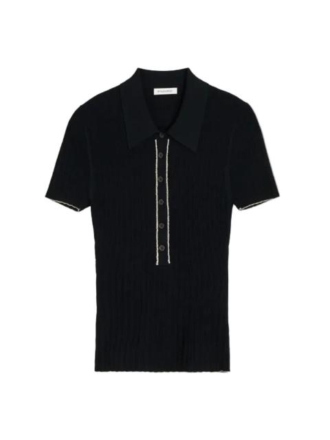 BY MALENE BIRGER Benita Polo Shirt in Black