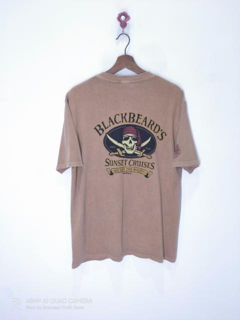 Other Designers Crazy Shirts - Vintage 1768 HAWAII CRAZY SHIRT Blackbeard Skull Pirate Tee