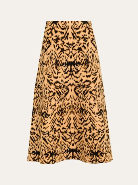 ULLA JOHNSON Lani Jacquard Knit Skirt