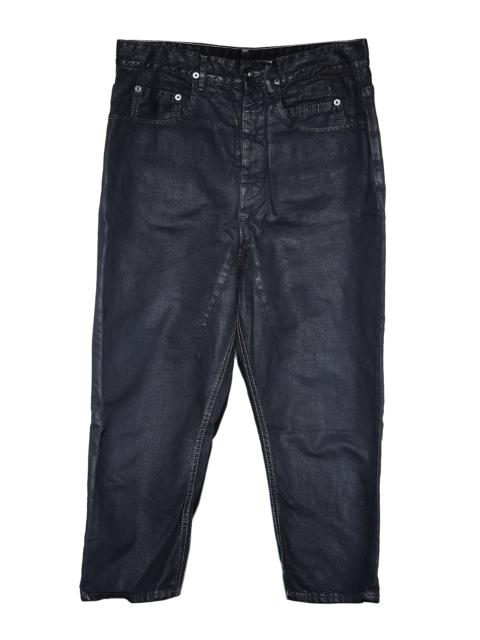 Rick Owens DRKSHDW Black Matte Waxed Jeans