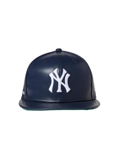 BILLIONAIRE BOYS CLUB NEW ERA NY YANKEES LEATHER HIGH CROWN FITTED