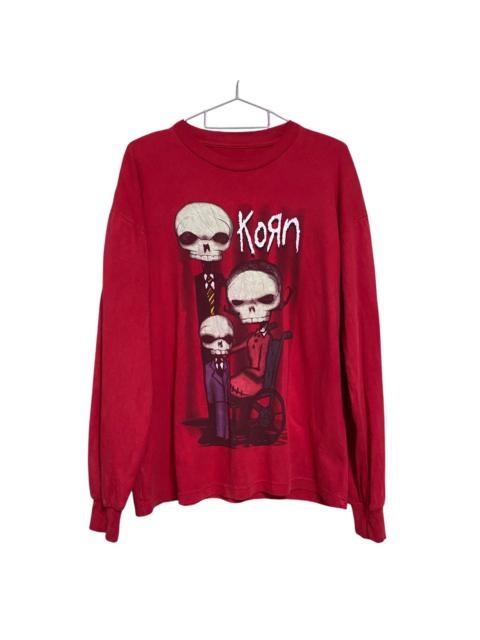 Other Designers Band Tees - Vintage Y2K Korn Shirt Longsleeve Skeletons