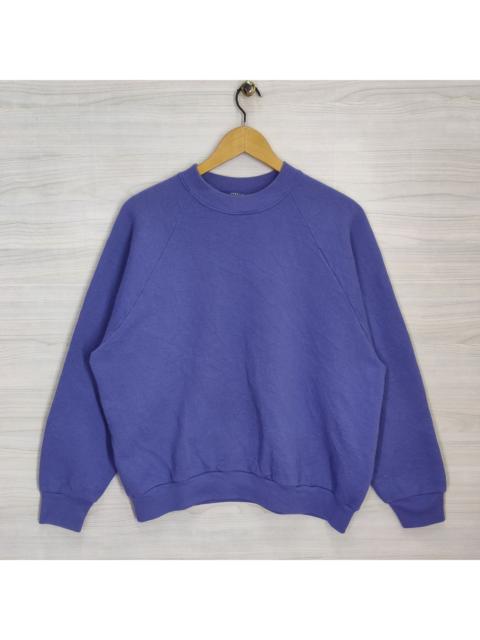 Other Designers Fruit Of The Loom × Vintage - 90s Blank Raglan Sweatshirt Plain Large
