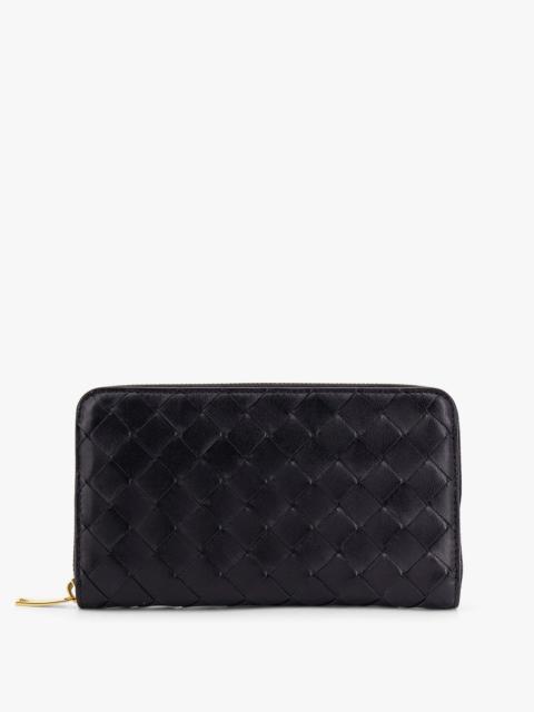 Bottega Veneta Bottega Veneta Leather Wallet With Woven Motif