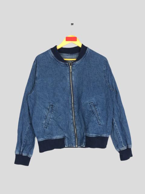 Other Designers Vintage - Vintage Denim Jacket Bomber Style