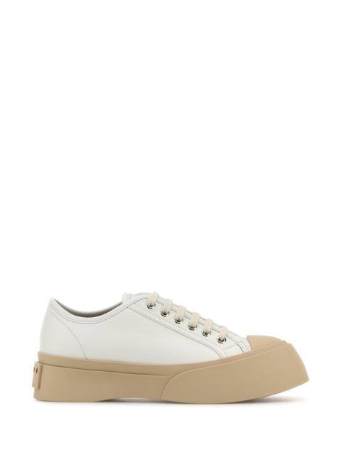 Marni White leather Pablo sneakers