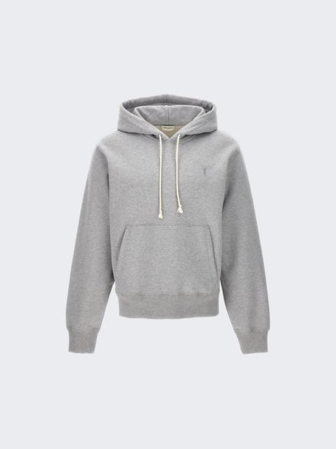 SAINT LAURENT Cassandre Hoodie Grey