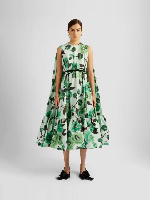 Erdem SLEEVELESS DRESS WITH CAPE DETAIL