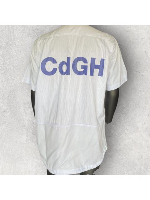 Comme Des Garçons CDGH Logo Blue Stripe Pull Over Shirt