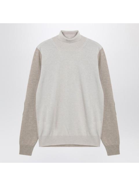 Maison Margiela Maison Margiela Two-Tone Wool Turtleneck Sweater Women