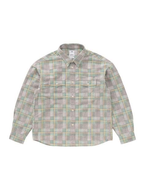 visvim PIONEER CHECK L/S LT.GREEN