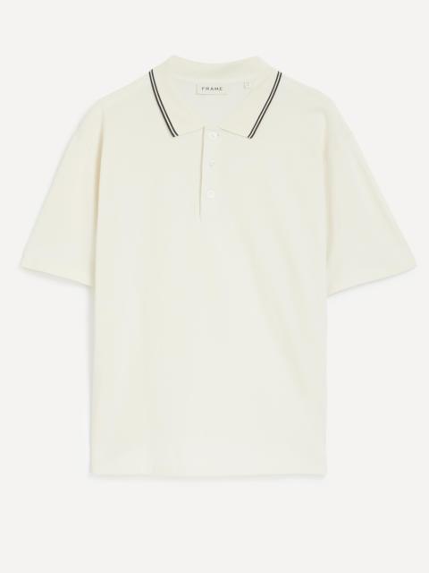 FRAME Light Pique Short-Sleeve Polo