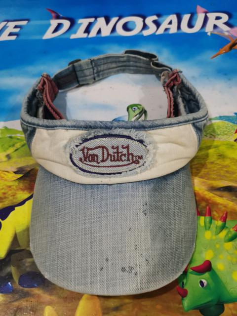Other Designers Vintage Von Dutch Face Cap Denim - Distressed Design