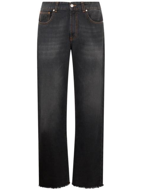 Gcds Wirdo Denim Straight Trousers Clothing