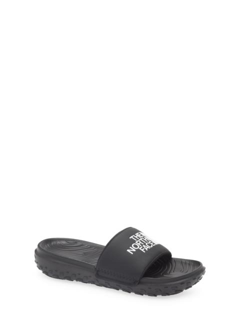 The North Face Never Stop Cush Slide Sandal in Tnf Black/Tnf Black at Nordstrom