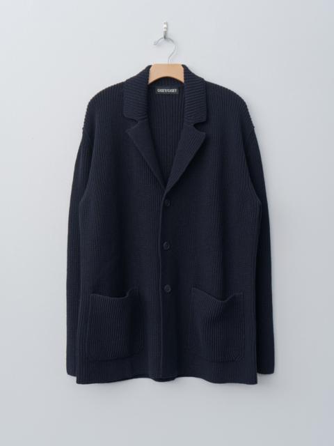 CASEY/CASEY Pannocchia Jacket CREPE COT - Navy