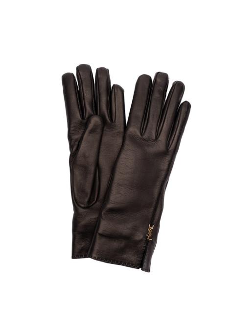 SAINT LAURENT Saint Laurent Women `Cassandre` Gloves