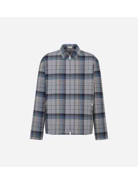 Dior Dior Checked Zip-up Shirt