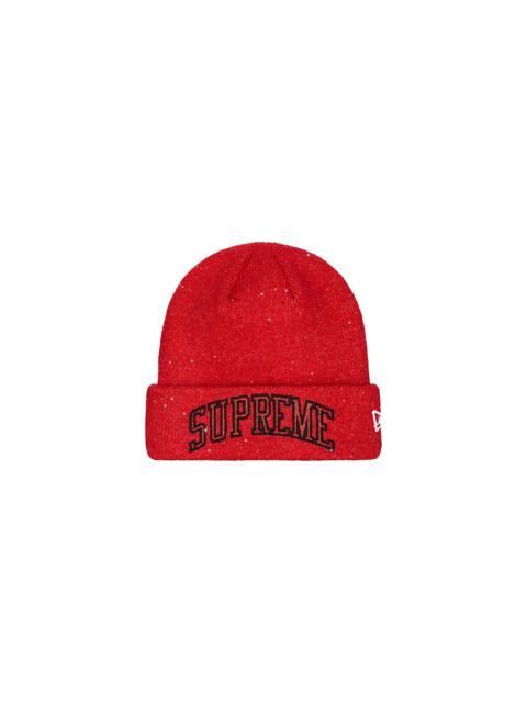 Supreme New Era Metallic Arc Beanie "Red"