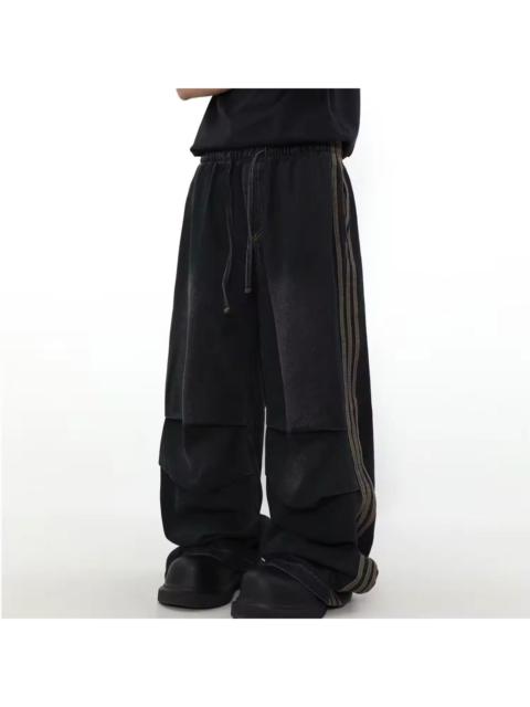 Streetwear - wide jeans with elastic