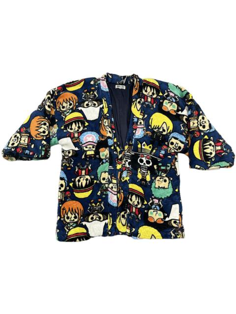 Other Designers VINTAGE ONE PIECE FLEECE KIMONO FULLPRINT DESIGN