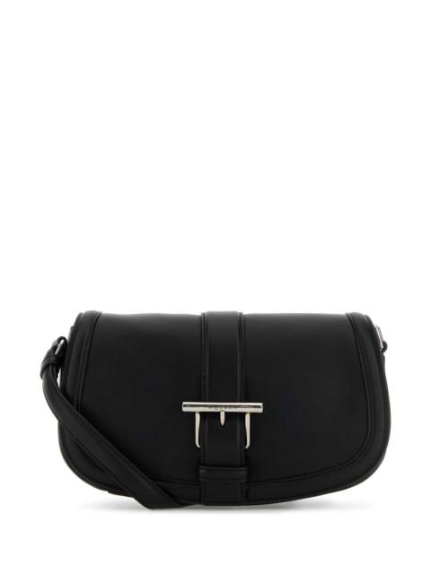 Alexander Mcqueen Women Black Leather Satchel Crossbody Bag