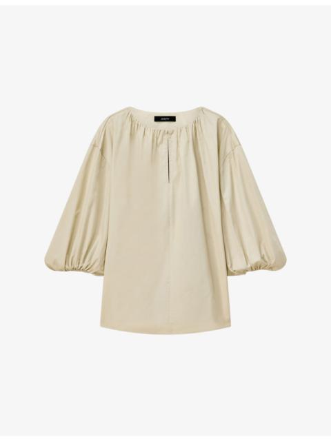JOSEPH Godin Balloon-Sleeved Cotton Blouse