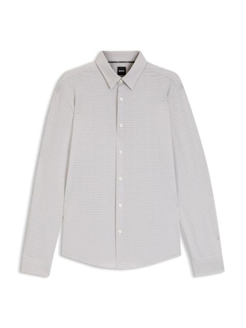 BOSS SLIM-FIT SHIRT IN PERFORMANCE-STRETCH ITALIAN FABRIC