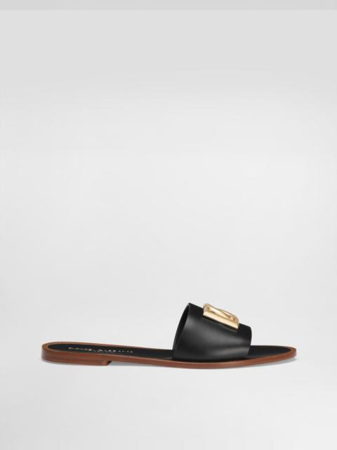 Dolce & Gabbana Flat slippers in calfskin