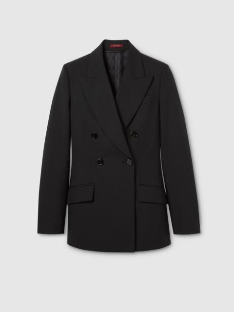 GUCCI Double-breasted light wool jacket