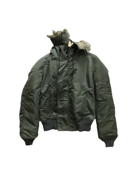 Other Designers Alpha Industries × Vintage - Vintage Alpha industries Flight jacket hoodies
