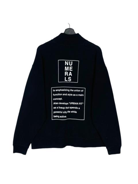 Other Designers Urban Classics - Vintage Numerals Urban Sweatshirt Pullover Black