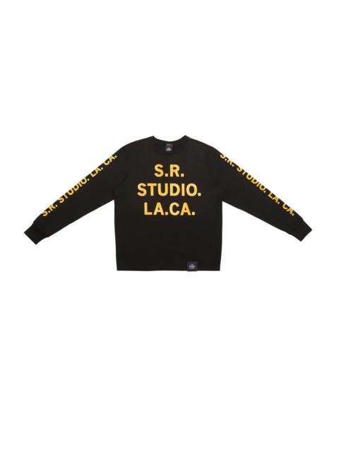 Other Designers Sterling Ruby - S.R. Studio Basic Long Sleeve with Vampire Sunrise Graphic