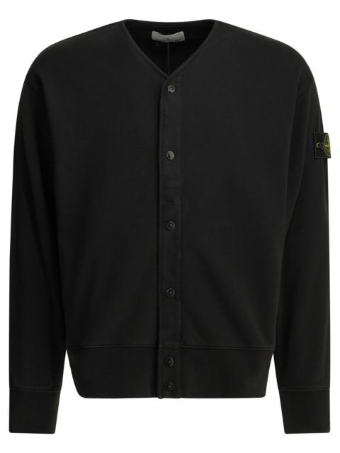 Stone Island Stone Island Men's Black Cotton Cardigan